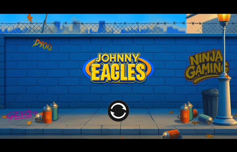 Johnny Eagles - loading screen with the logo